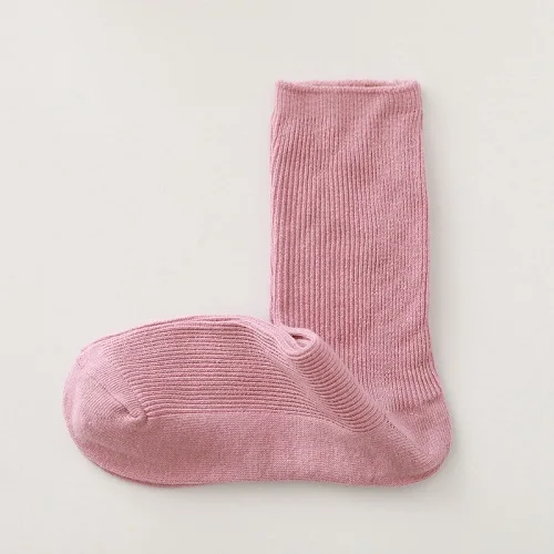 Pink CHAOZHU/Новинка года; 21 цвет; сезон весна-осень; универсальные модные короткие свободные носки разных цветов; японские базовые хлопковые носки - Цвет: Pink