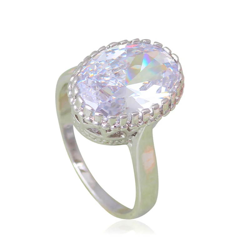 Npbby Циркон Модные Ювелирные наборы для женщин серебро штампованный Белый CZ