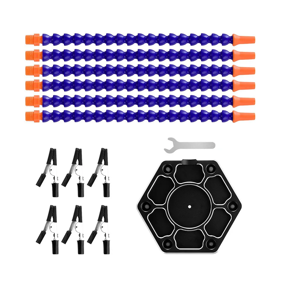 Паяльная станция с 6 гибкими ручками и поворотным зажимом крокодила|Паяльные