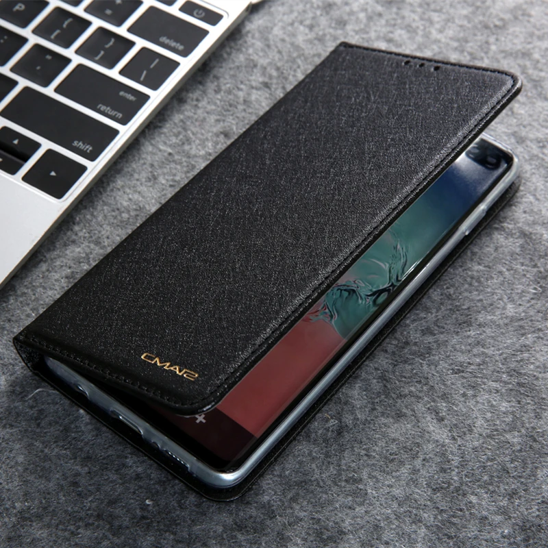 Кожаный чехол S10 для samsung Galaxy S10 Plus, s7 edge, S8, S9 Plus, NOTE 10 Pro, чехол из искусственной кожи, Магнитный флип-чехол, полная защита