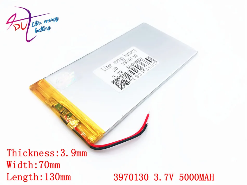 3.7V 3970130 4070130 5000mah Polymer lithiumion Battery With High Quality Li-ion Tablet pc battery For 7 8 9 inch tablet PC | Электроника