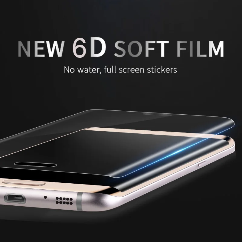 6D мягкая защитная пленка для Samsung Galaxy S9 S8 Plus Note 9 8 изогнутая Защитная S7 S6 Edge (не
