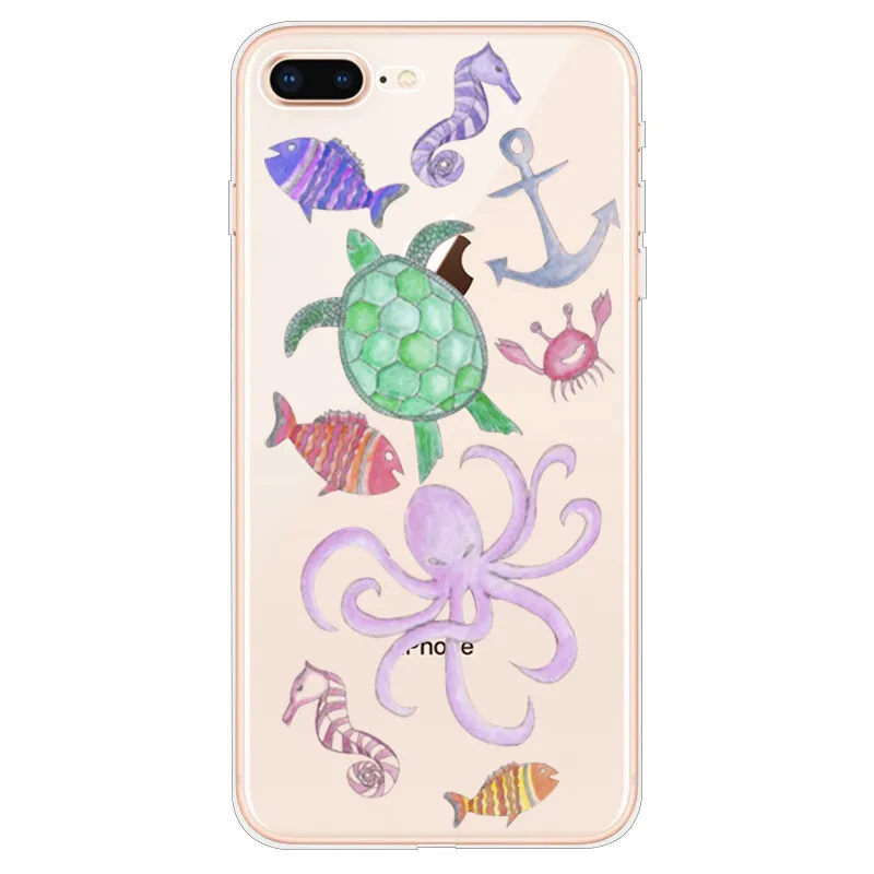 Мягкий силиконовый чехол для iphone XS Max XR X TPU Защитный с рисунком iPhone 6 6S 7 8 Plus |