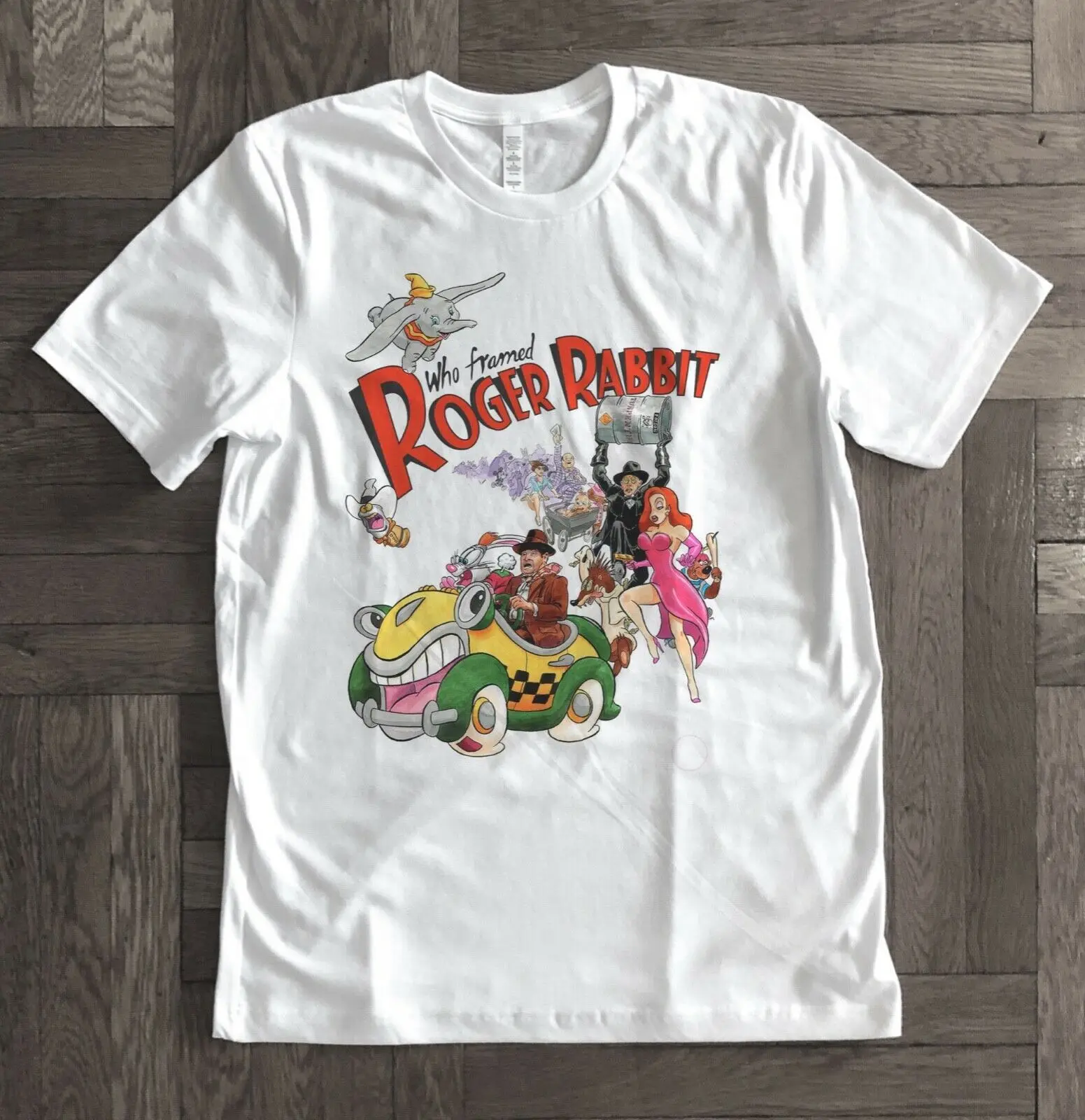 Кто обрамил Роджера кролика? Футболка унисекс для мужчин и женщин модная