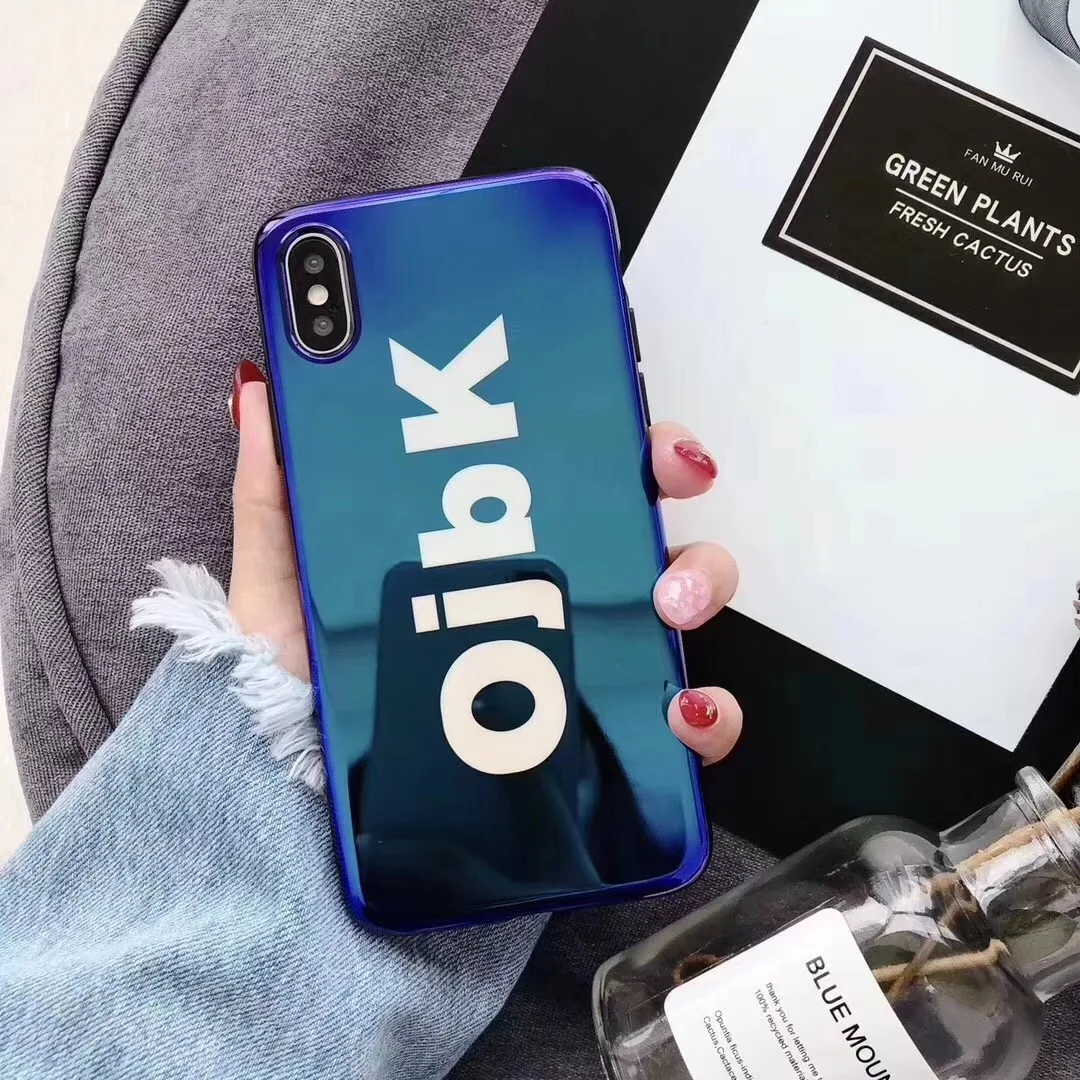 Простой чехол для телефона Wixcen с английской надписью ok Blu Ray милый блестящий ТПУ