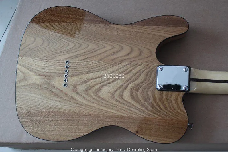 Прямая поставка с фабрики 6 струн Хромовая аппаратная гитара elm из натурального