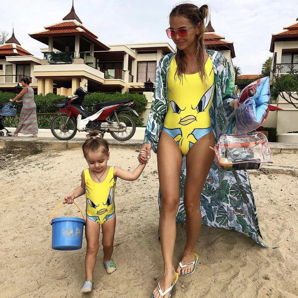 2018 слитный купальник популярный стиль европейский и американский дизайн милый