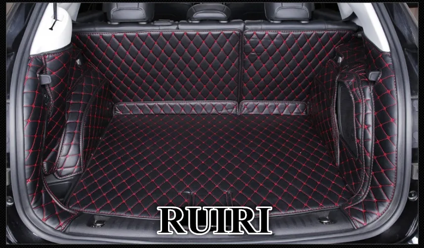 Top quality mats! Full set car trunk mats for Jeep Compass 2018 waterproof boot carpets cargo liner 2019-2017 |