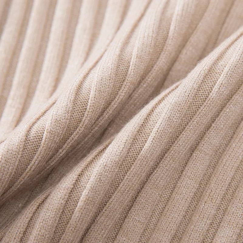 Новинка 2019 вязаный свитер с высоким воротником Модный женский осенний