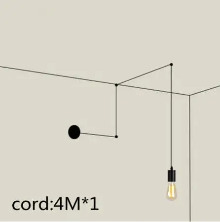 1 lamp Классический дизайн светодиодный светильник подвесной светильник винтажный Лофт Кофейня Современная Гостиная Столовая бар подвесной светильник AC110-265v - Цвет корпуса: 1 lamp
