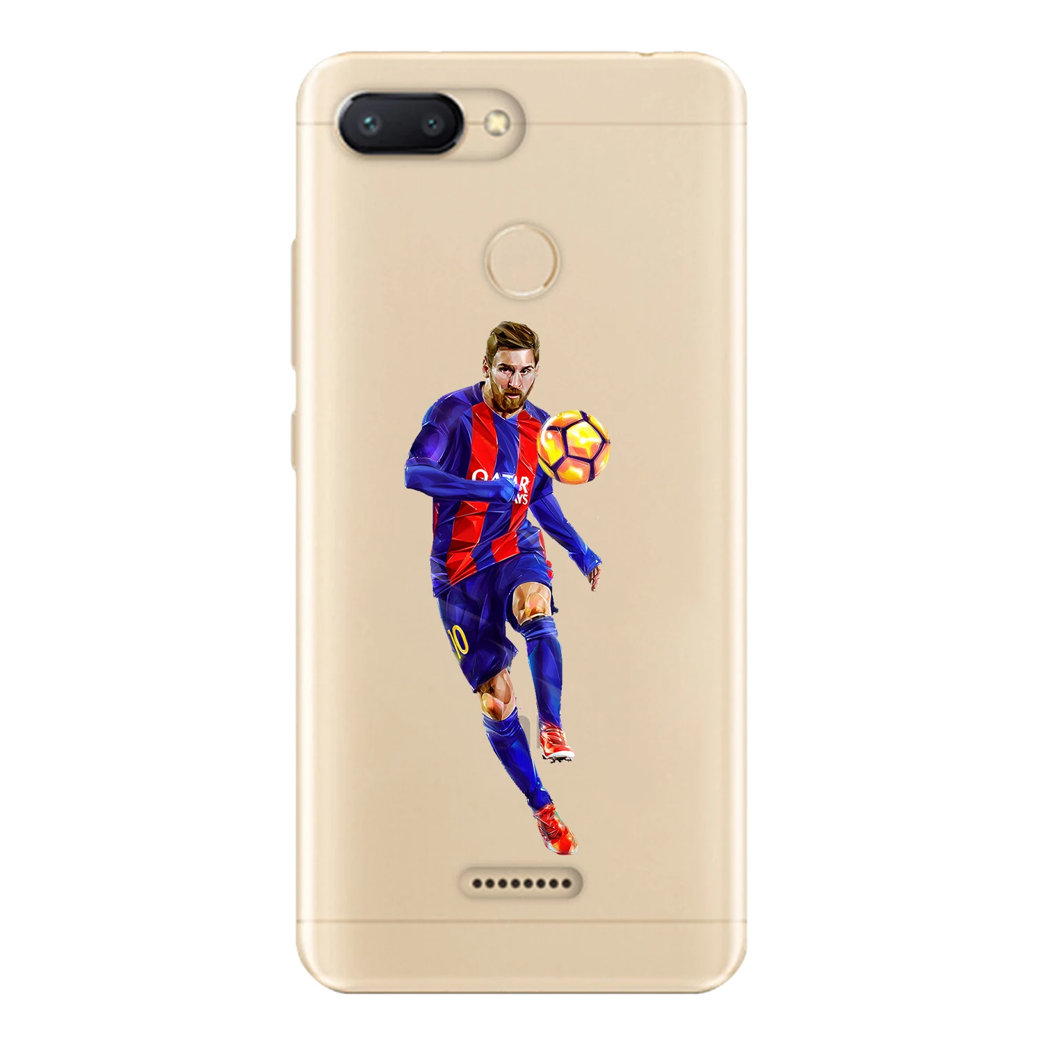 For Xiaomi Redmi 6 Case Cover 5.45&quot Soft TPU Silicone Popular Cool Kobe James Jordan Messi Ronaldo Star 23 24 Painted Phone |