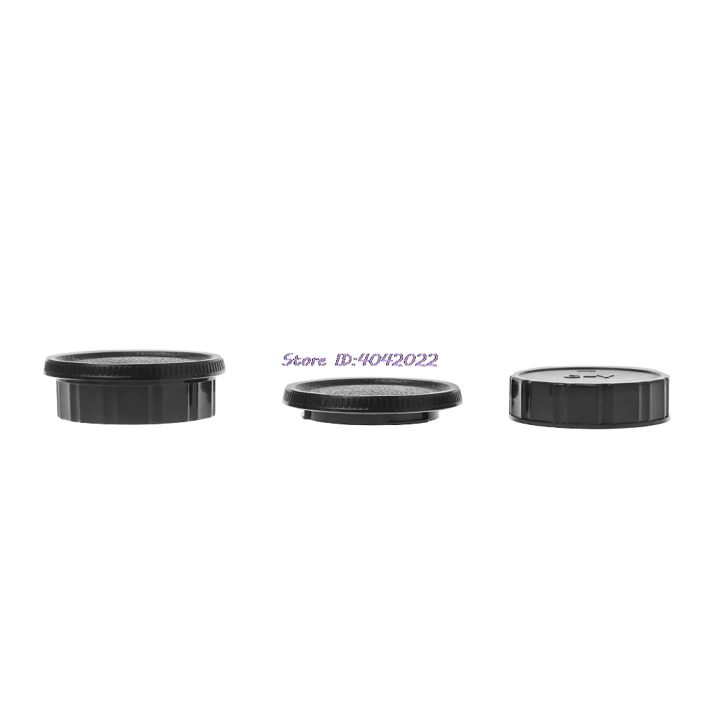 Rear Lens Body Cap Camera Cover Set Dust Screw Mount Protection Plastic Black Replacement for Contax Yashica CY C/Y | Электроника
