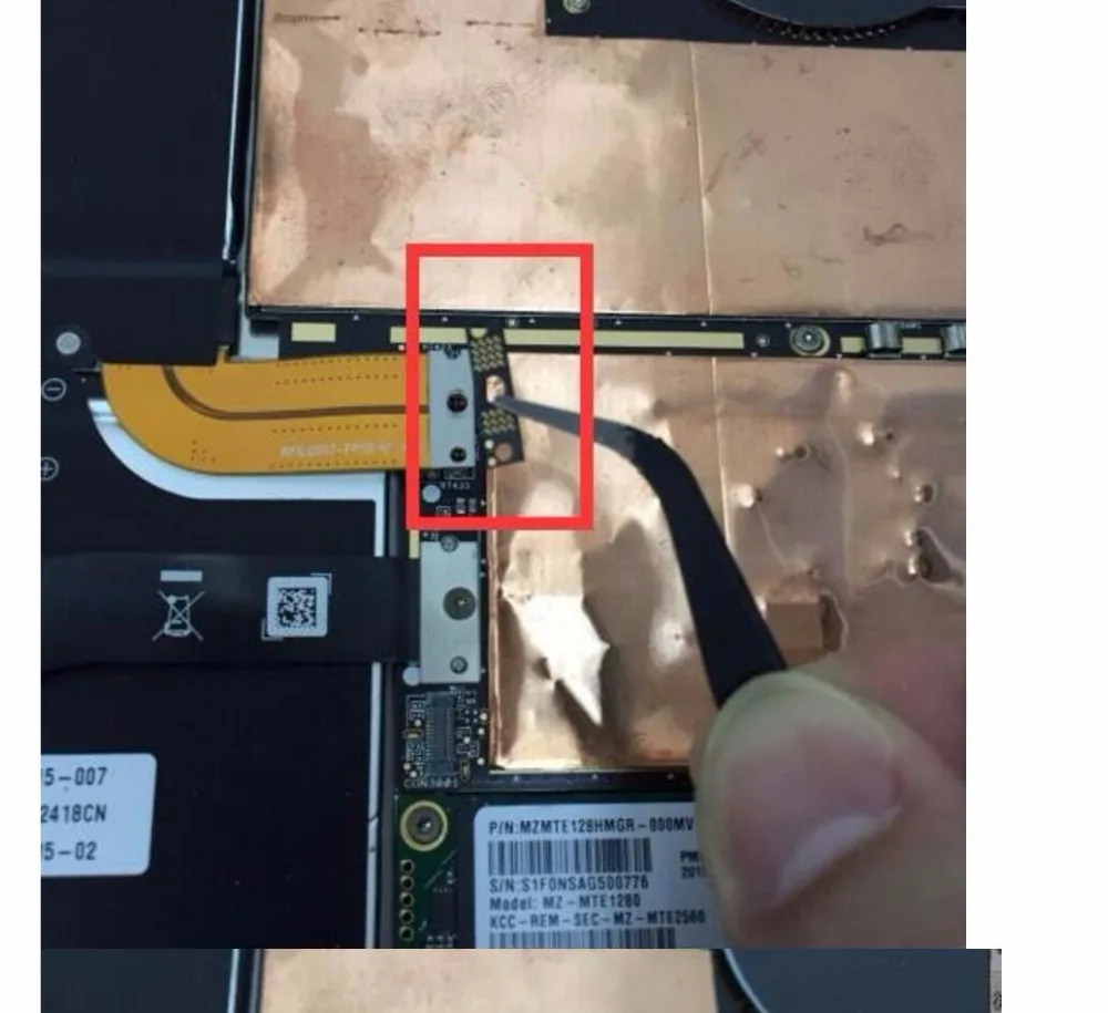 Мостовой соединитель для Microsoft Surface Pro 3 (1631) замена соединителя батареи и