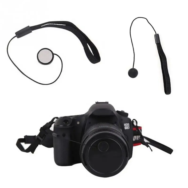 5 шт. 23 см Универсальный для DSLR крышка объектива Крышка держатель Хранитель ремень веревка Поводок Веревка для Canon камера аксессуары