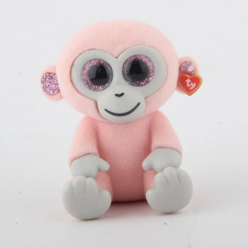 Pink Monkey Ty Paw Patrol 1 шт. мини Боос глухая коробка коллекционные игрушки ручная роспись с контрольным списком собака Пингвин Единорог жираф животное - Цвет: Pink Monkey