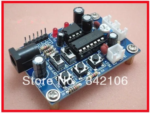 Бесплатная доставка! Комплект записывающего модуля ISD1820P с аудиоусилителем