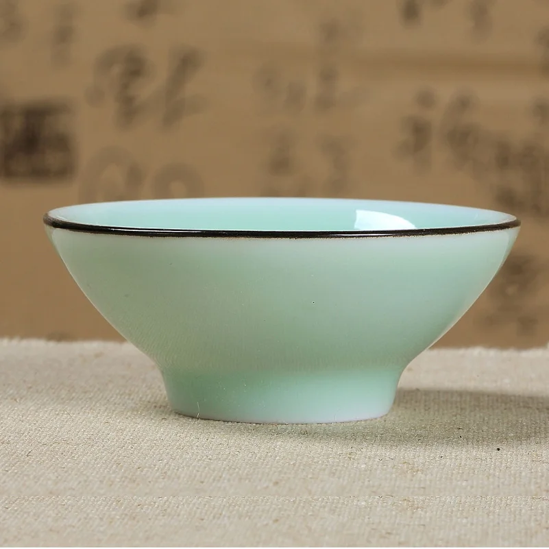 Креативный Карп китайский Селадон Procelain керамический Гонг фу чайная чашка