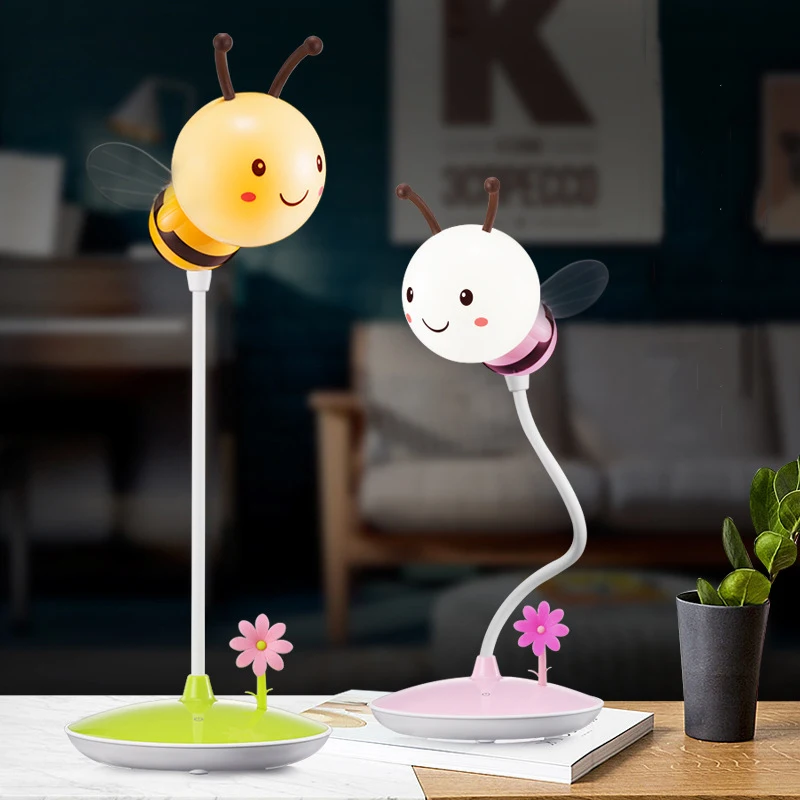 С пчелами из мультфильма светодиодный светильник сенсорный Сенсор ночное легкое