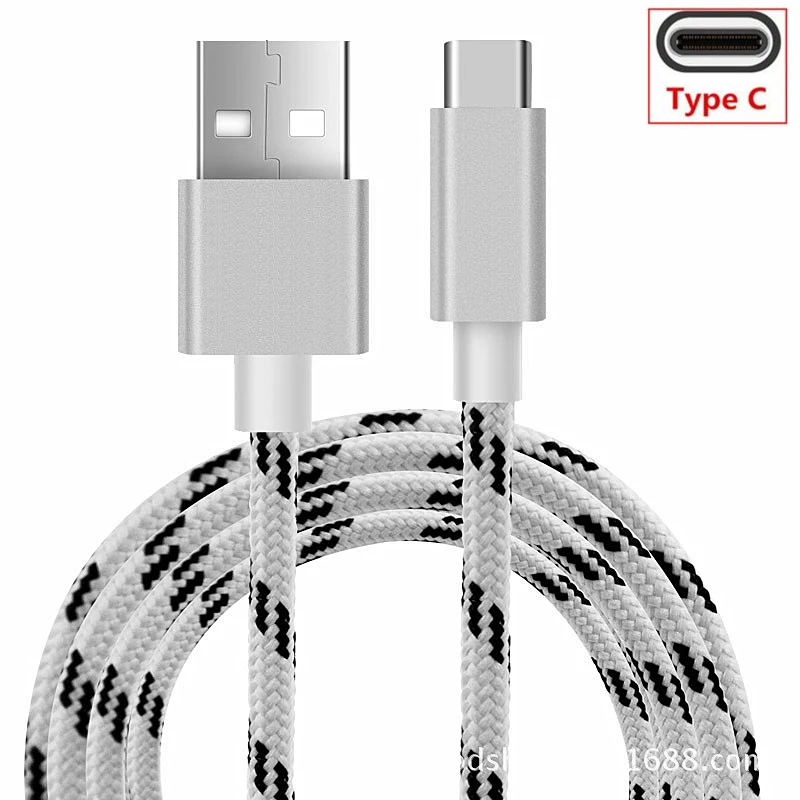 Short 0.25M Type C USB Cable 2A Fast Charger Nylon Cord for HTC U11 Life U12 10 BOLT Moto G6 LG G7 alcatel 7 5 Google Pixel 2 3 | Мобильные