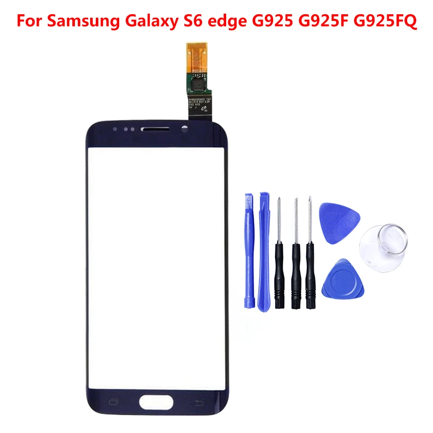 Для Samsung Galaxy S6 edge G925 G925F сенсорный экран дигитайзер панель Стекло Замена с