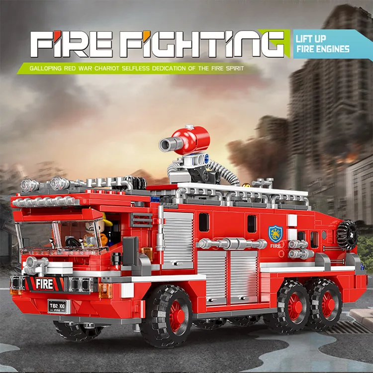 Technic Xingbao 03028 03029 03030 03031 городская пожарная машина спасательные машины наборы строительных лестниц блоки совместимы с MOC