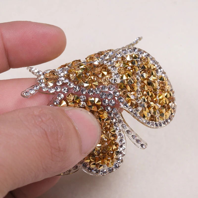 1 шт. вышитая аппликация Стразы в виде пчелы|Заплатки| |