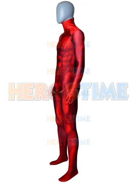 Высокое качество 3D принт Daredevil косплей костюм классический мышцы боди лайкра