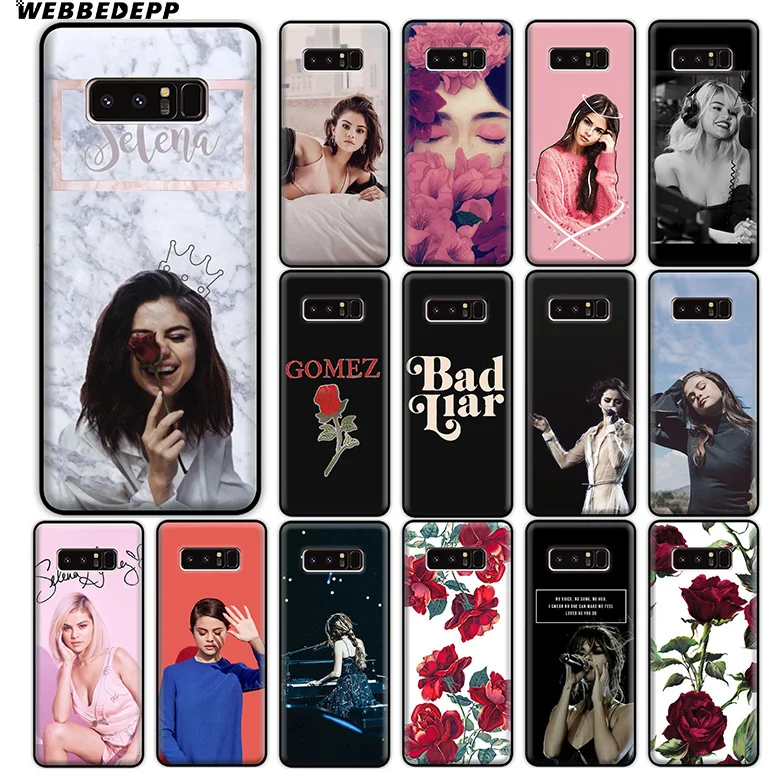 WEBBEDEPP Selena Gomez Singer Soft Silicone Case for Samsung Galaxy A9 A8 A7 A6 Plus 2018 A5 A3 2017 2016 Note 9 8 |