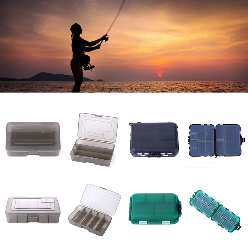 Рыболовные крючки наживки отсеки коробка для хранения жесткая рыболовная