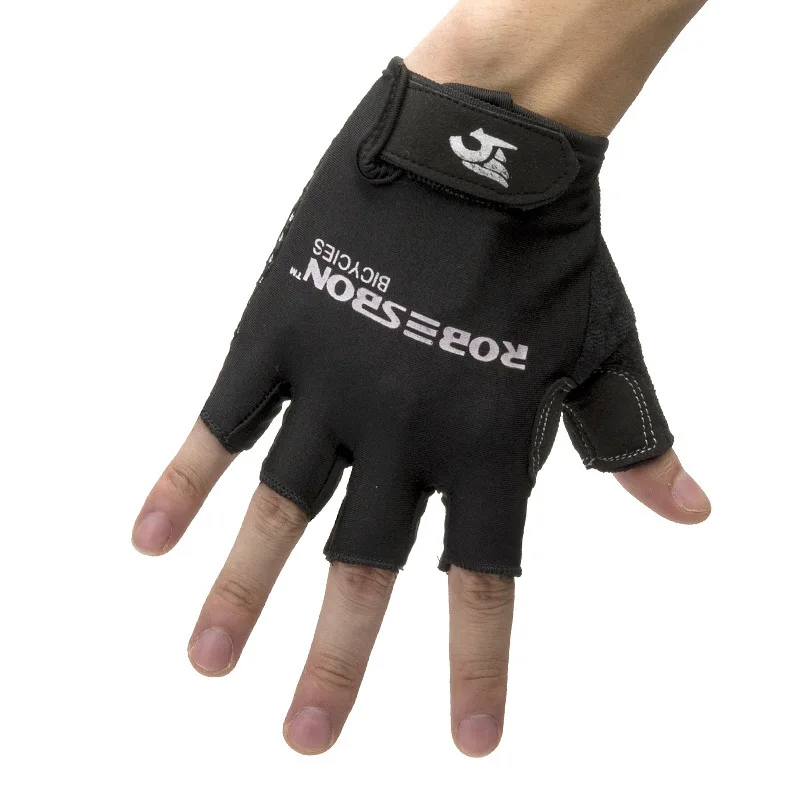 ROBESBON велосипедные перчатки Для мужчин Половина Finger Skidproof дышащий Горная дорога