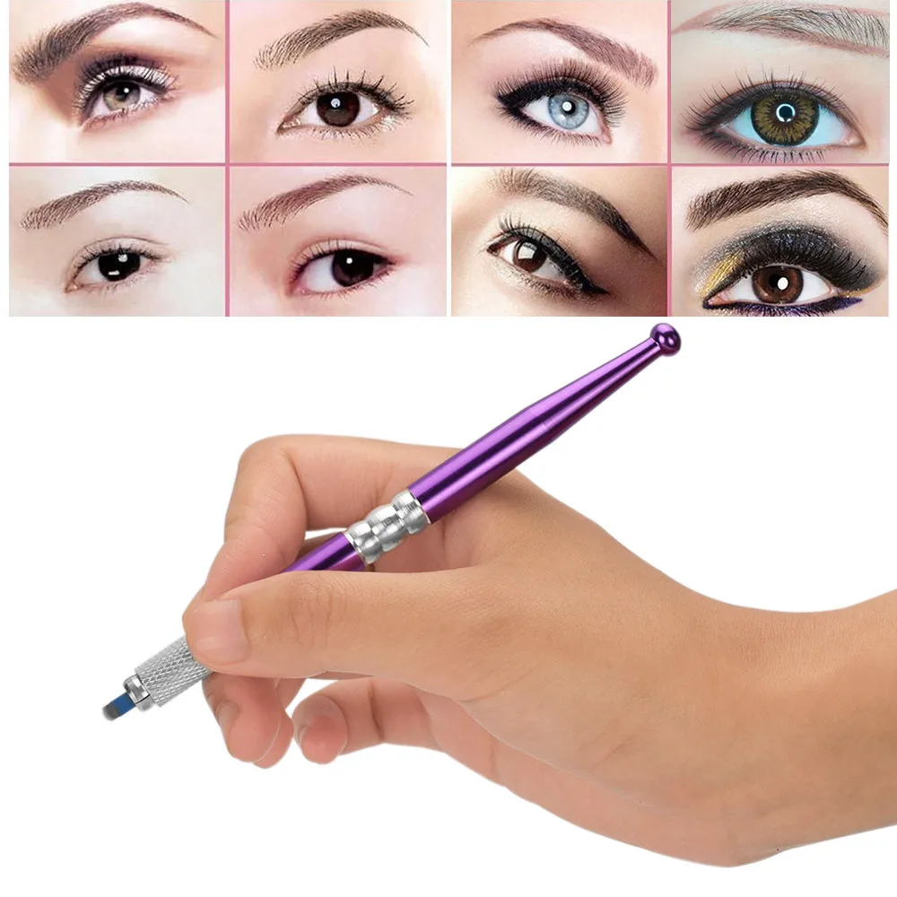 Microblading Kit Professional Sobrancelha Profissional With 1 Eyebrow Tattoo Pen 14pin Needle |