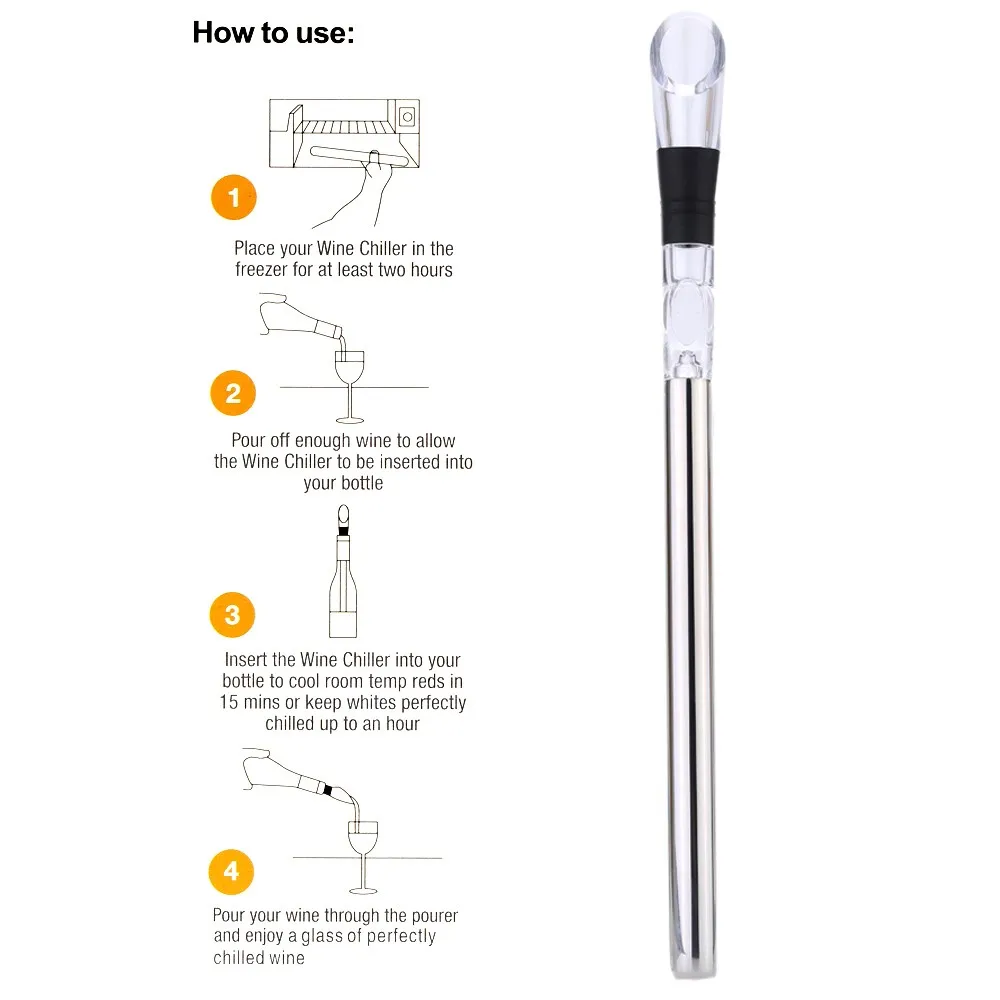Высококачественный охладитель для вина из нержавеющей стали охлаждающая