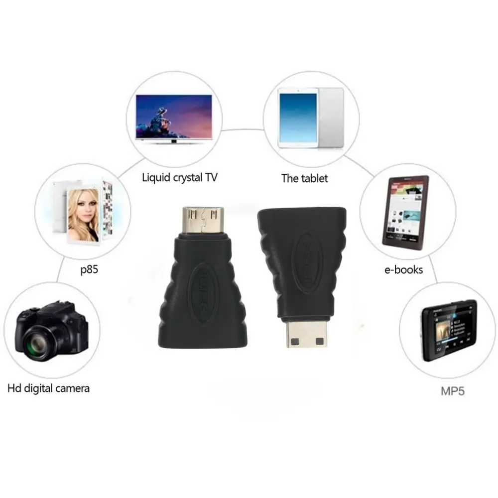 Позолоченный 1080P мини-адаптер-удлинитель HDMI для HDTV камеры MP4 MP5 планшета |