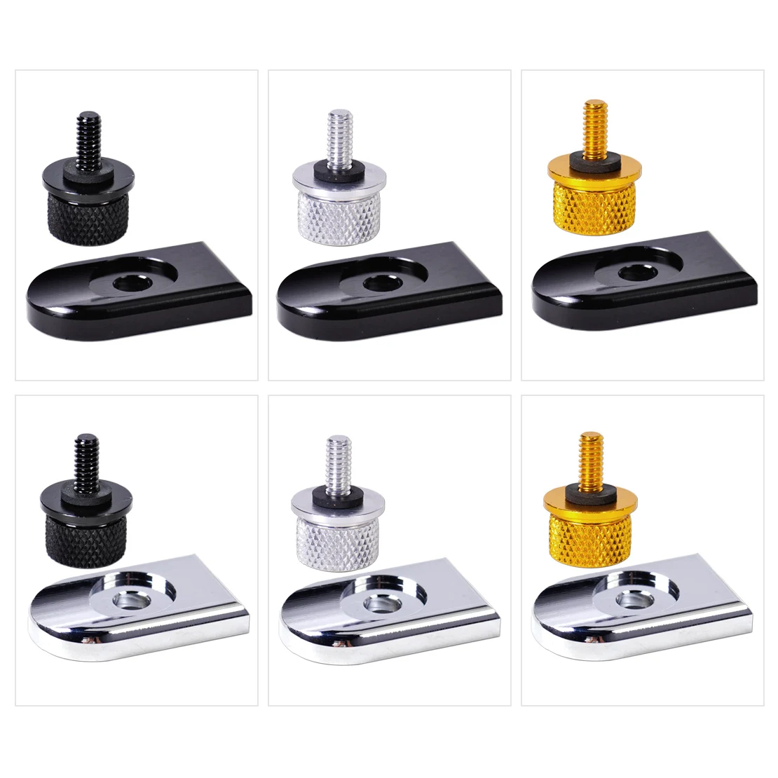 CITALL мотоцикл 1/4 &quotнакатанный винт сиденья Крышка Болт ручка монтирования для Harley