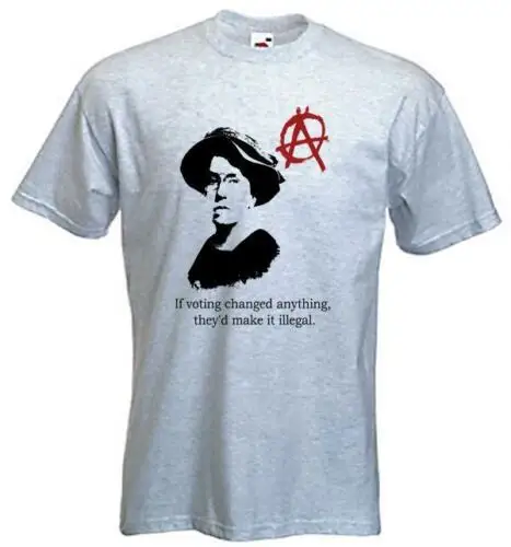 Emma Goldman футболка анархический Анархизм Punk2019 Новая повседневная Креативные