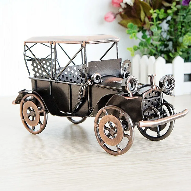 Классический автомобиль Ford 8 5 ручной работы 20x10 5x1924 см металлическое ремесло для