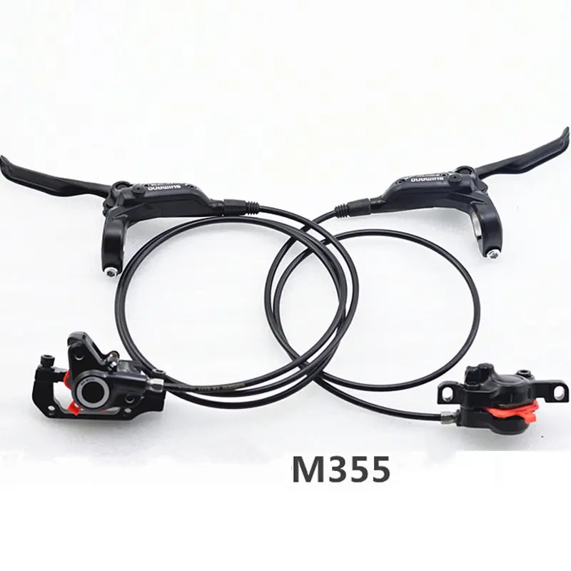 Shimano Deore M6000 MT200 M315 M355 M365 M505 M506 M7000 M8000 M8020 MTB велосипед гидравлический дисковый тормоз набор передний и задний - Цвет: M355