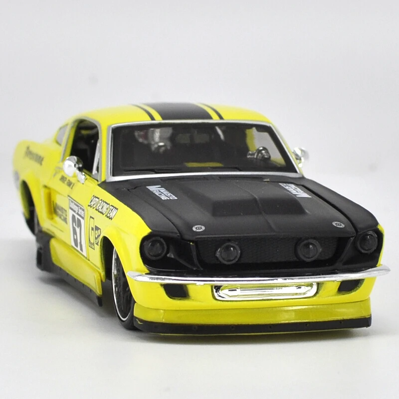 Maisto 1:24 Ford Mustang GT 1967 литая модель автомобиля игрушечные машинки модель винтажный автомобиль
