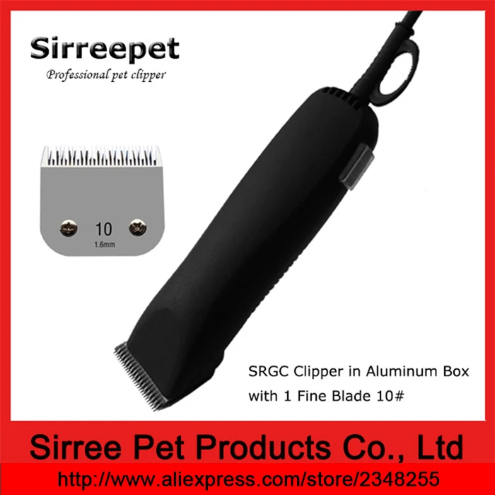 

dog clipper with 1 fine blade 10# in aluminum box