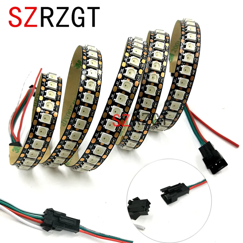 WS2812 WS2812B 1M DC5V 144 светодиодный s/m полноцветная светодиодная Пиксельная полоса со