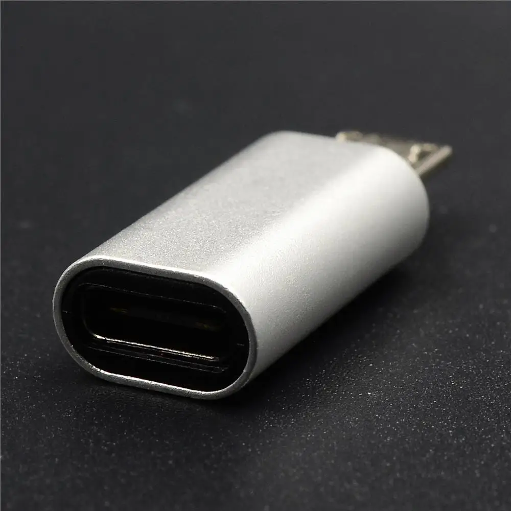 Металлический переходник Type C с разъемом Micro USB для адаптера C|Переходники и