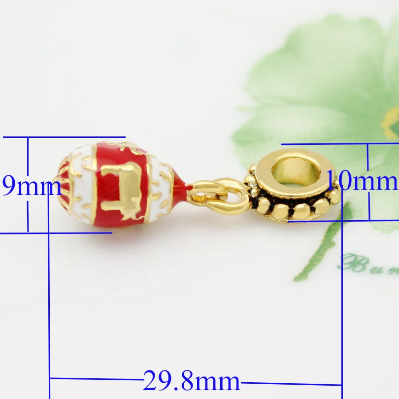 Украшения из бисера украшения браслет цинковый сплав jewelry Кулон красной эмалью