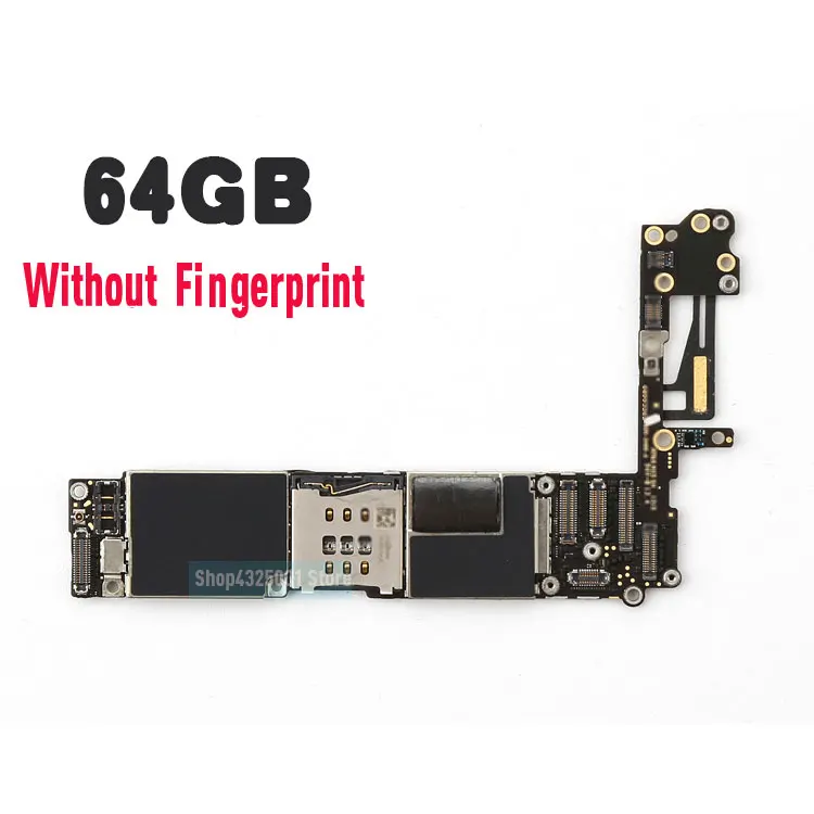 64GB NO TOUCH ID Черный/белый/золотой для iphone 6 материнская плата с/без Touch ID, с чистым iCloud для iphone 6 материнская плата+ чипы - Цвет: 64GB NO TOUCH ID