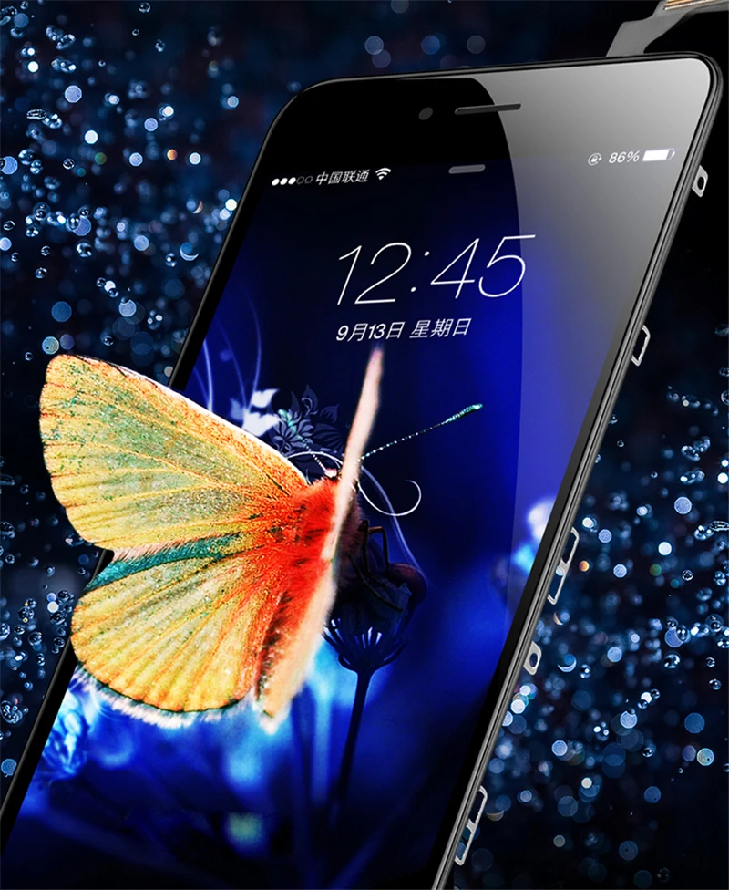 Роскошный ЖК-дисплей для iPhone 6S 6 7, 3D сенсорный экран для iPhone 5S 5, модуль для мобильного телефона, дигитайзер в сборе, без битых пикселей+ Инструменты
