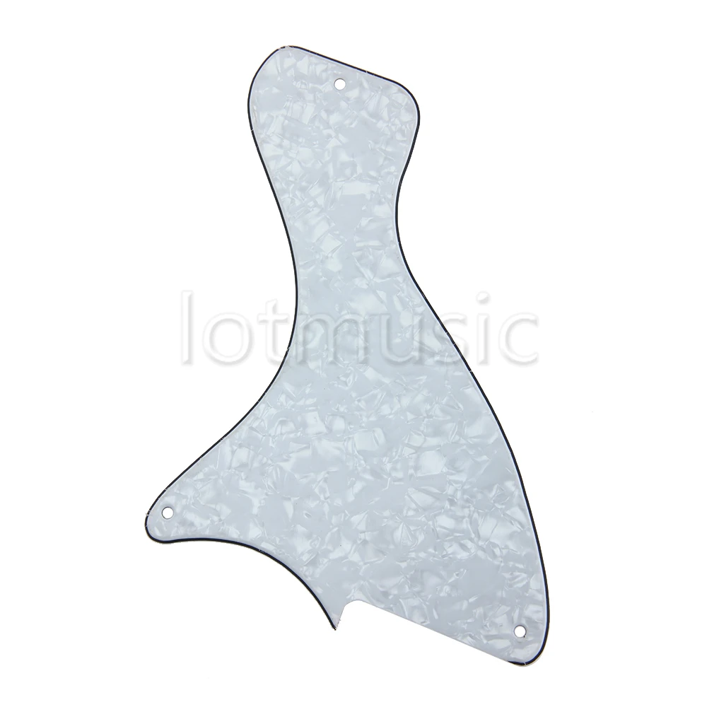 Guitar Guitarra Pickguard Scratch Plate For Parts Replacement 3 Ply Pearl Black White Tortoise | Спорт и развлечения