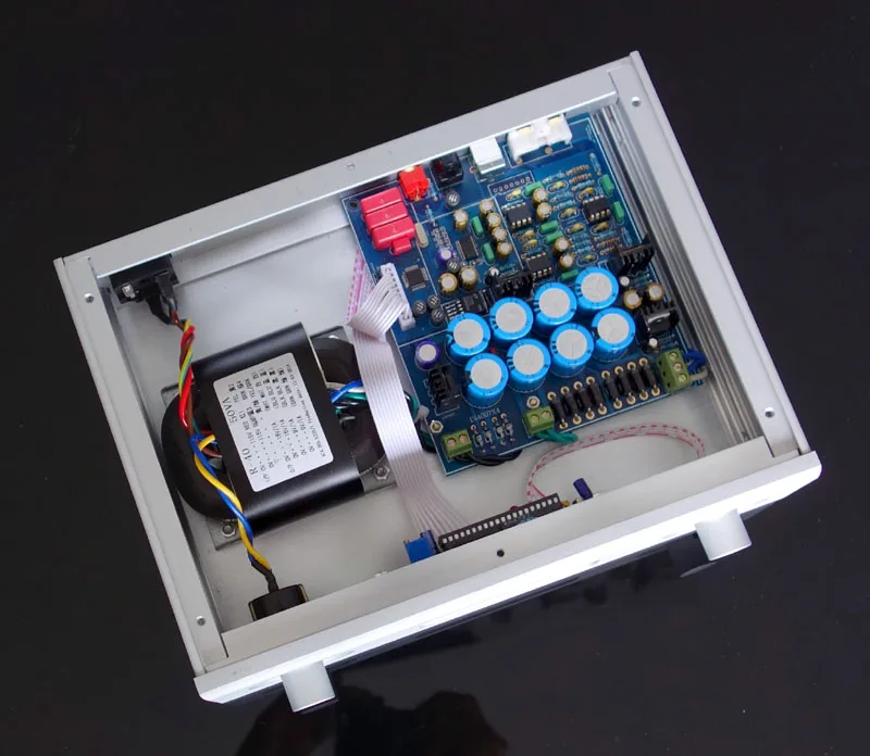 

amplifier chassis PCM1794 4495 DAC aluminum enclosure 261* 62*190 mm amp case