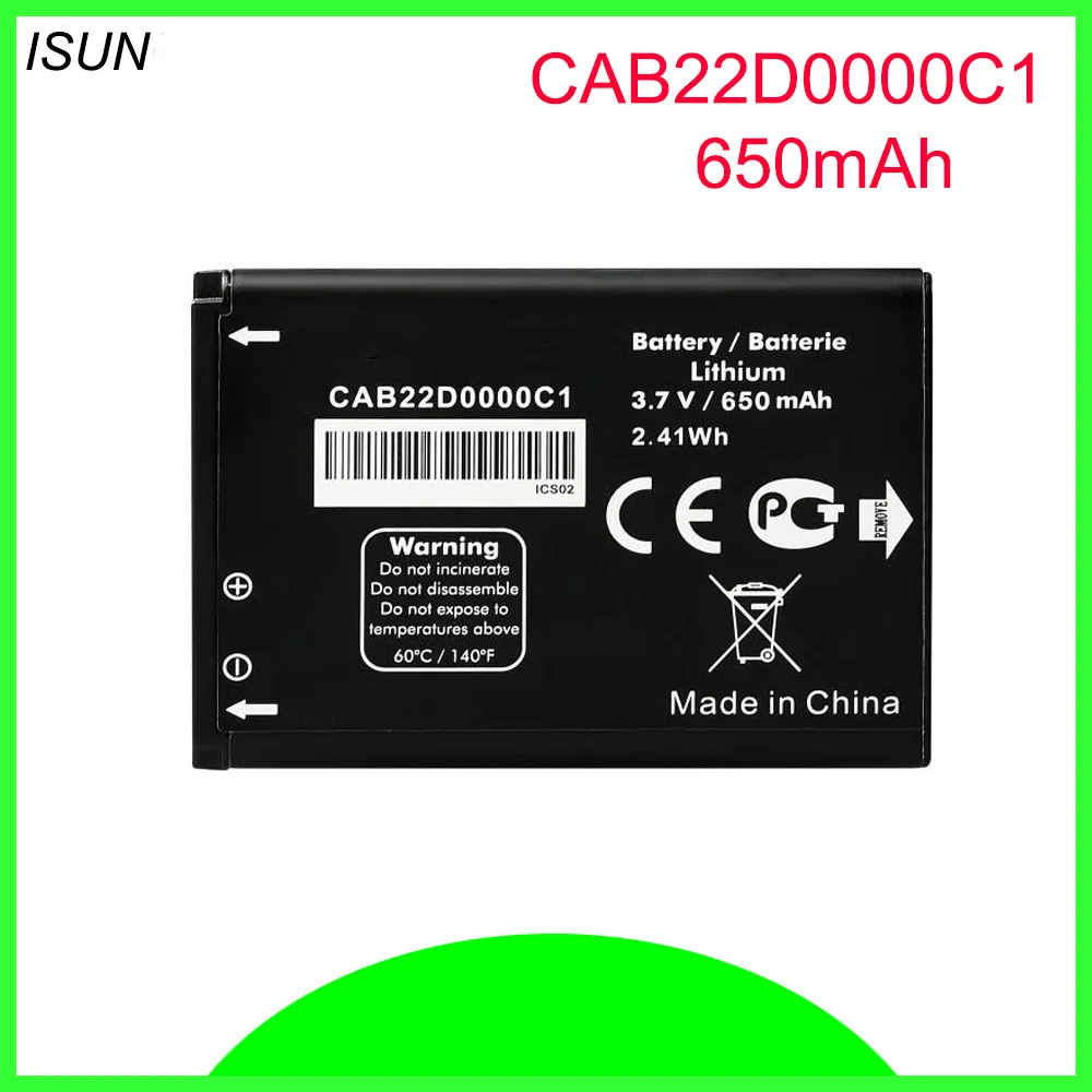 ISUNOO CAB22B0000C1 CAB22D0000C1 CAB3010010C1 батарея для ALCATEL One Touch 2012D 2010D 2010X 356 665 OT 2010 356|Аккумуляторы