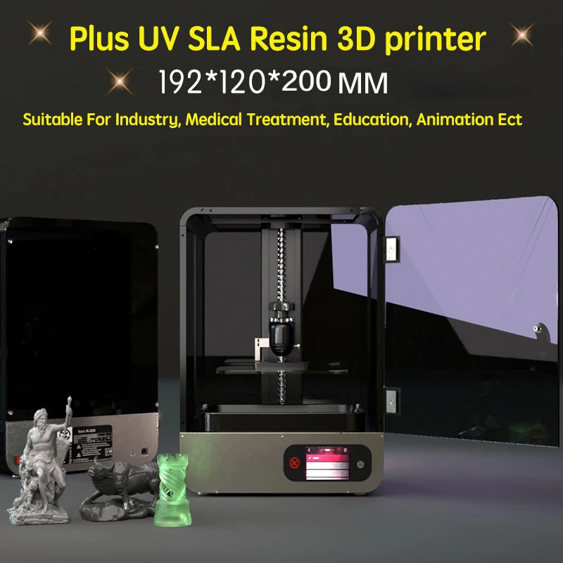 Kelant 8 9 дюймов 2 K 3d принтер Фотон УФ смола SLA Light Cure 192*120*160 мм Строительная область 3д