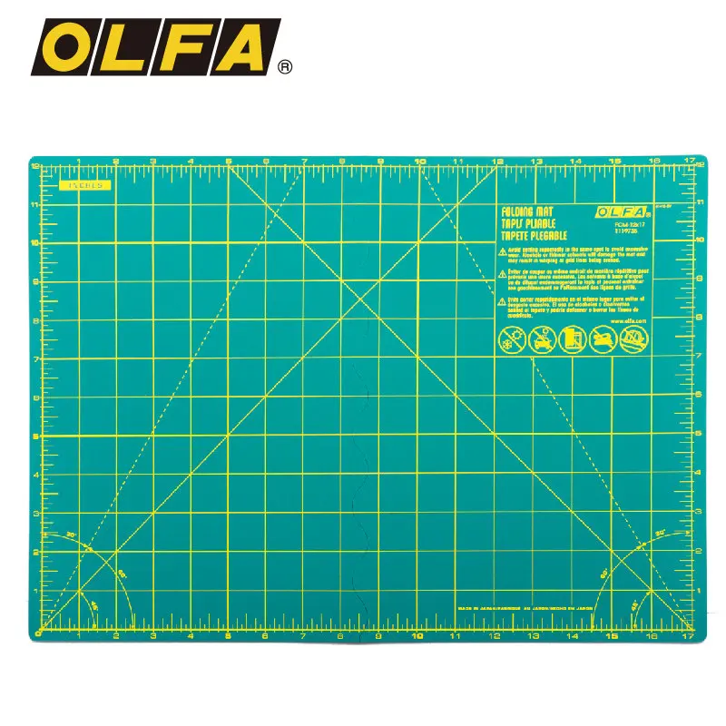 OLFA Складная режущая пластина Подушка зеленая FCM серия A2/A3