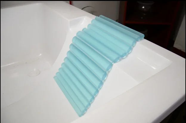 

Gel series bath pillow wave shaped silica gel pillow Suitable for hotel massage Spa Bath pillow